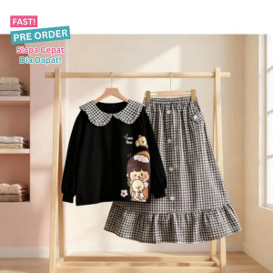 FAST PO CUTE BEAR SETELAN ANAK PEREMPUAN