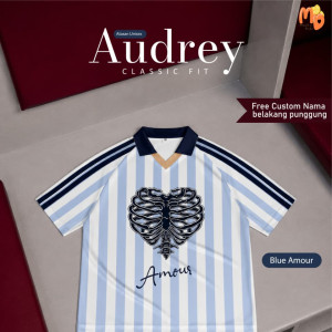 PO TSHIRT JERSEY AUDREY SPORTY CUSTOM NAMA BY MASTER KIDDOS