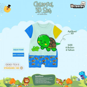 COLORFUL 3D SET BY HEYBABYBAA