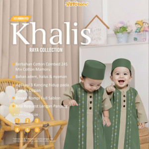 PO SET JUBAH KHALIS BY VITTO BABY