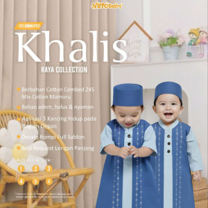 PO SET JUBAH KHALIS BY VITTO BABY