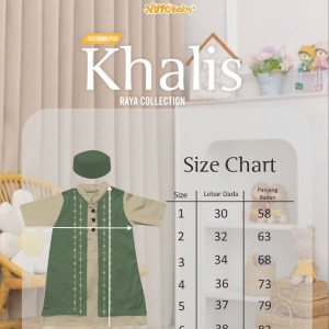 PO SET JUBAH KHALIS BY VITTO BABY