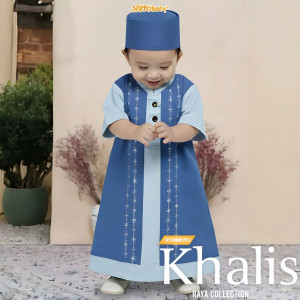 PO SET JUBAH KHALIS BY VITTO BABY