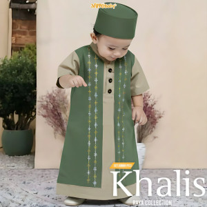 PO SET JUBAH KHALIS BY VITTO BABY